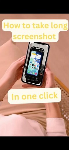 How to take long screenshot | long scrolling screenshot.