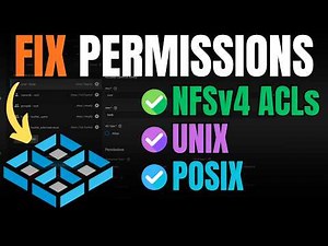 How to Set Up TrueNAS Dataset Permissions (ACLs: NFSv4, UNIX, POSIX)