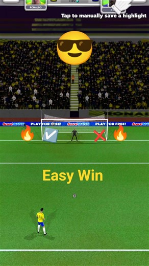 How to win penalty 🔥. #trending #gaming #shorts