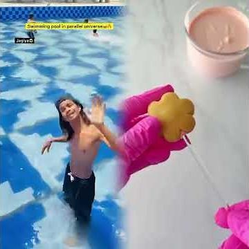 Parallel world aur swimming pool🔥 Indian family😂 #shorts #indian #relatable #parallel #funny