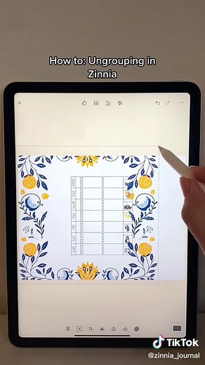 Zinnia Journal & Planner on TikTok