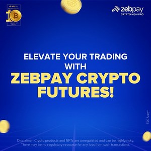🚀Elevate your trading with ZebPay Crypto Futures! Trade with up to 50x leverage and instant order placements. ✅ 📈 Access 100 advanced indicators and flexible order options. Download now - https://zebpay.onelink.me/3539094372 #ZebPayTurns10 #CryptoMeinPro #ZebPay #Bitcoin #Crypto #Futures #Trading | ZebPay