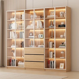 [Hot Item] Elegant Adjustable Shelf Bookcase for Stylish Office Spaces
