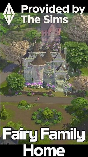 🧚Gorgeous Fairy Family House! | Sims 4 No CC Build Tour !