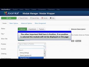 Joomla 3.0 - Wrapper Module