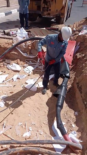 Cable jointer work in progress #electrician | Electrical is Power