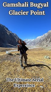 40K views · 10K reactions | Gamshali Bugyal Glacier Point - The Ultimate Aerial View . . . DjI Air 3, Gamshali Village, Malari Village, Niti Village, Niti Valley . . #nitivalley #reels #travel #explore #explorepage | ViX Travel Films | Facebook