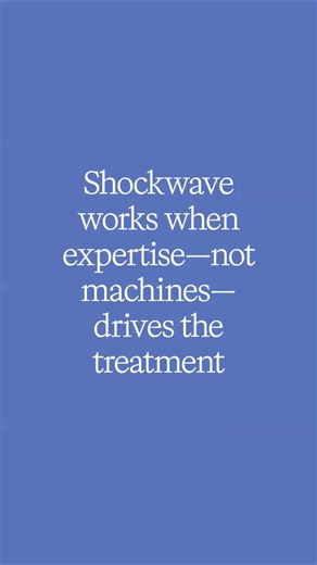 Shockwave Therapy: Why Expertise Matters More Than the Machine