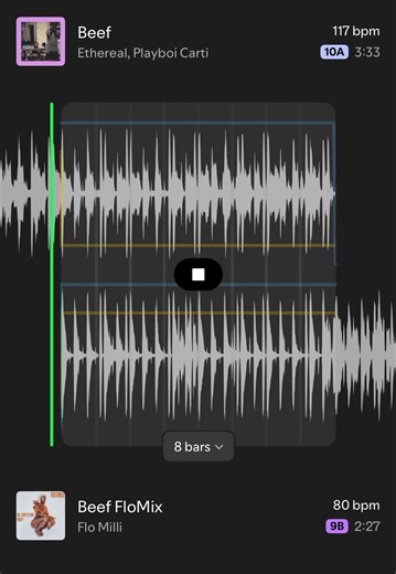 Beef x Beef Flomix | Simple transition 😮‍💨 #spotifymix #transition #ethereal #playboicarti #flomilli