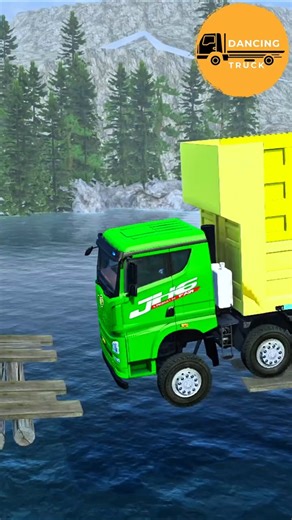 MUDRUNNER SPINTIRES Eps 265. Tall Dump Truck Drags KrAZ Military/Fuel Rig Across Broken Bridge Gap