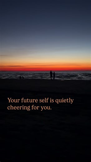 Your future self is cheering for you already. For every moment you wanted to give up but didn’t. For every idea you scribbled down even when it felt unrealistic. For every small, quiet step you took toward a life that finally feels like yours. The truth is, nothing changes all at once. It shifts slowly in the decisions you make when no one is watching, in the risks you’re brave enough to take, in the belief that your life can look different if you’re willing to try. And one day, you look back an