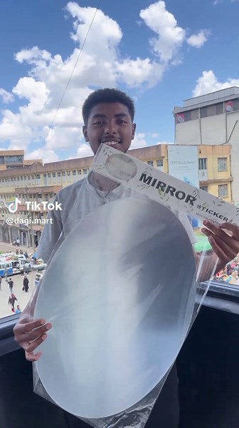 Flexible Mirror Sticker #ethiopian_tik_tok #dagimart #habeshatiktok #pov #fyp