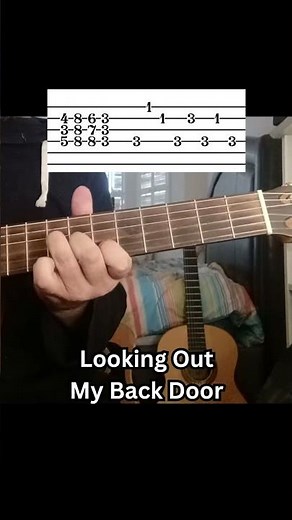 Looking Out My Back Door Solo CCR Guitar Lesson
