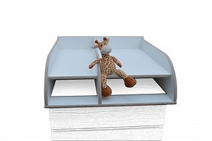 Changing Table Attachment "double-decker" 2 Levels, 103cm High, Hpl-coated Stable Suitable for Dressers From 80×47.5cm Made in Germany - Etsy