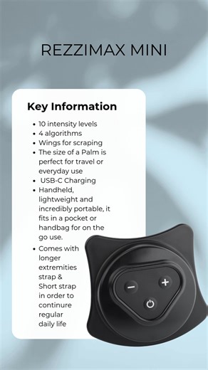 The new Rezzimax Mini — compact, powerful, and designed for easy daily regulation. We usually recommend starting with the Tuner Pro II for versatility, but the Mini is an excellent addition for at-home or on the go use. Not sure which one suits your needs best? Send us a message — we’ll help you figure it out | Rezzimax Australia | Facebook