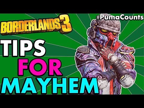 TIPS to make MAYHEM MODE 3 TRUE VAULT HUNTER MODE EASIER in Borderlands 3 (Mayhem Guide) #PumaCounts