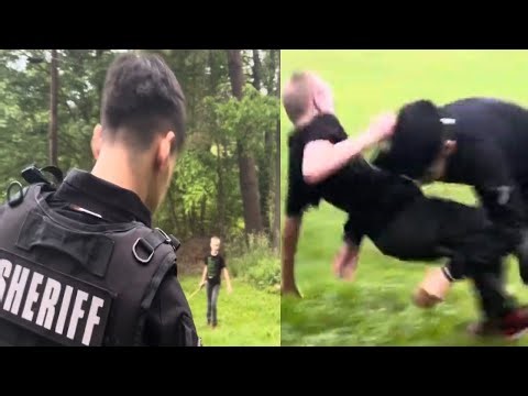 COP FIGHTS FUGATIVE *MUST WATCH* (Cops and Robber Episode 34)