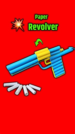 How To Make a Paper Revolver 💥