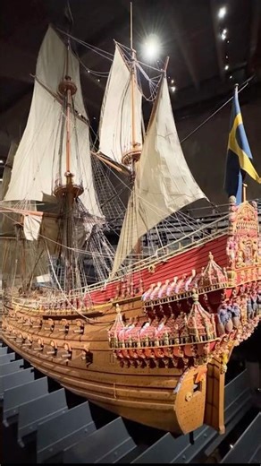 Vasa, the historic Swedish warship ⛵️⚓️ #vasamuseum #vasamuseet #swedishwarship #visitsweden #museum