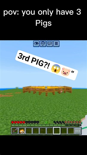 “Minecraft me Pig Farm Banate Banate Ye Kya Ho Gaya 🐷😂”# minecraft video