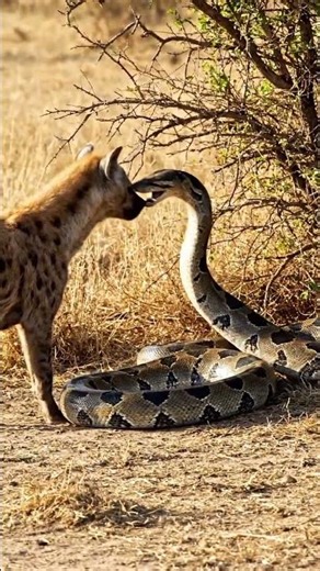 hyena hunt a dangerous Python