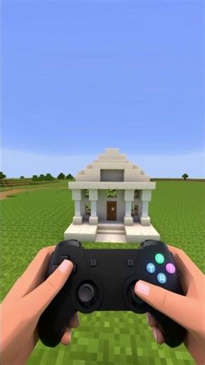 Building the White House From Memory (10s)🇺🇸 #Minecraft #BuildFromMemory #WhiteHouse #Shorts #Time