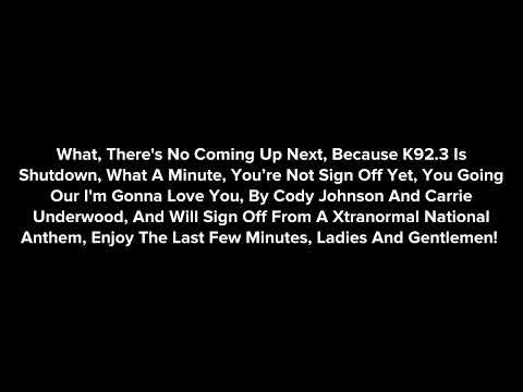 K92.3 Final Sign Off