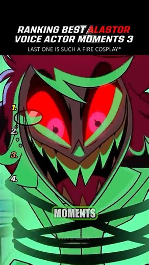 Ranking Best Alastor Voice Actor Moments Part 3 #hazbinhotel #prime