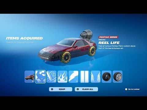 How To Get Fast & Furious Pontiac Fiero Car Body NOW FREE In Fortnite (Rocket League Car)