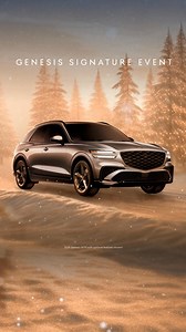 The holidays have arrived and so has the Genesis Signature Event. Enjoy exclusive offers. | Genesis USA