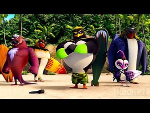 WWE Stars as Penguins Surfers | Surf's Up 2: WaveMania | CLIP