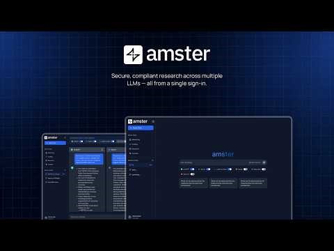 Amster: All Leading AI Models in One Secure Platform
