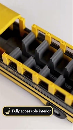 Build a Realistic Yellow School Bus 🚍 788PCS Building Set | Toylvia