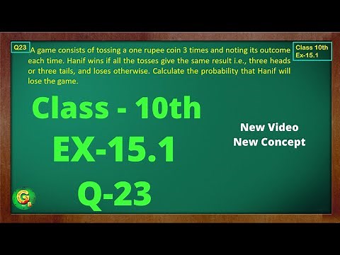 Ex 15.1 Q23 Class10 | Probability | Exercise 15.1 | Class10 Math | Class10 Ex 15.1 Q23 | Green Board