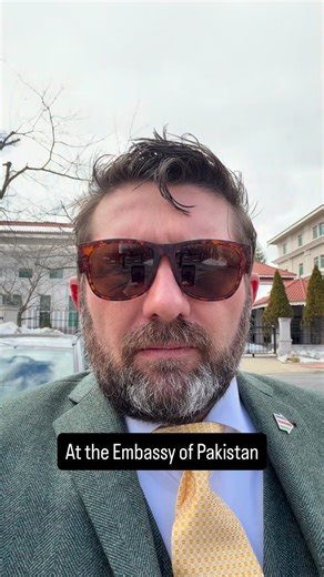 AfghanEvac President @shawnjvandiver is about to walk into the Embassy of Pakistan to make the case for our Afghan allies. We do not have high hopes of great success, but we are going to try our best to make some progress. We will let you know how it goes. | AfghanEvac