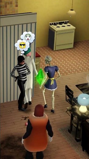 Robber gets Taken Out👤💰 #sims #gaming #shorts