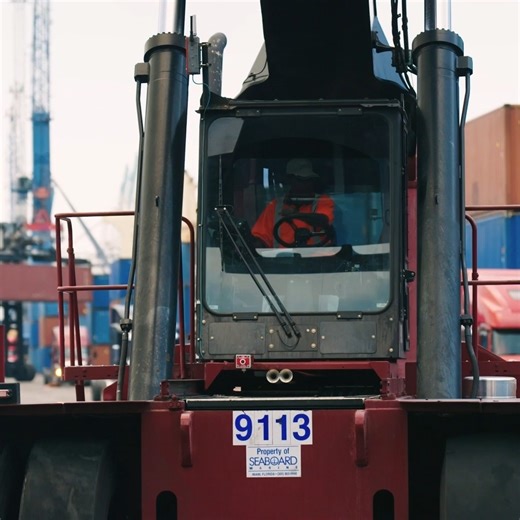 4 comments | Meet Albert, the dedicated Director of Operations at PortMiami, and discover how the Volvo Penta D13 engine in the Taylor Machine Works reach stacker helps him efficiently and reliably move over 300,000 containers yearly. #volvopenta #mightyjobs #industrialengines #TaylorMachineWorks #portmiami #SeaboardMarine | Volvo Penta on Land | Facebook
