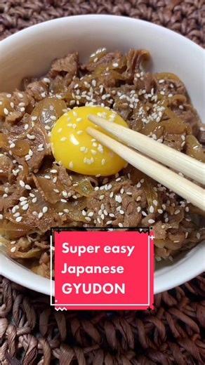 Delicious Japanese Gyudon Recipe