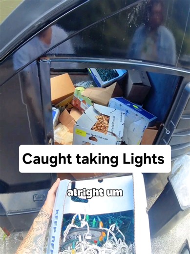 Finding an iPad While Dumpster Diving for Christmas Lights