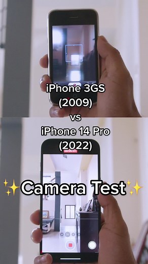 iPhone 3GS vs iPhone 14 Pro Camera Test