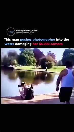 Business | Motivation | Quotes on Instagram: "She was lining up the perfect shot. Camera ready. Focus locked. Standing right at the edge of the dock. Then— one shove. No warning. No joke. Just a man pushing her straight into the water. She hit the water with £3,000 worth of camera gear still hanging from her neck. Gasps from the crowd. Panic in her voice as she tried to climb out. Seconds later, the damage was done. The equipment was destroyed. The moment was ruined. And the man was later charge
