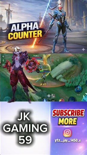 Alpha Ko Counter Kaise Kare | Alpha Hard Counter Heroes + Pro Tips |MLBB Hindi #maxday #sunmlbb