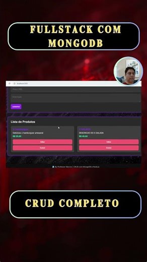 Mini Projeto FullStack MongoDB + Frontend e Backend