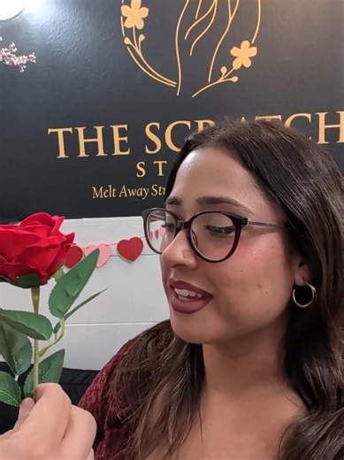 Flowers are cute…🌹 but have you tried scratch therapy at The Scratch Studio though? 😌✨ Yeah. That’s the real deal. Valentine’s ambiance all through February 15th 💕 Duo Valentine’s Sessions now live — limited slots left for Valentine’s weekend! Book at thescratchstudiolv.com @Lilly #TheScratchStudioLV #ScratchSpaLasVegas #ScratchTherapyLasVegas #LasVegasThingsToDo #LasVegasDateNight