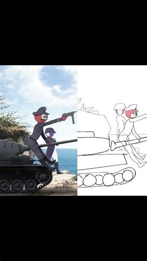 WARRIOR DOES NOT NEED A SWORD 🗡️ #countryhumans