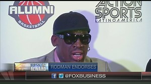 Donald J. Trump just got an unusual endorsement from... Dennis Rodman! | Fox Business