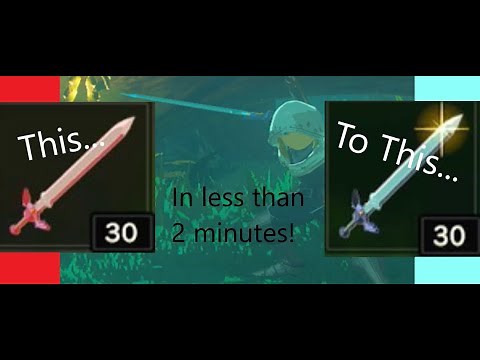 How to repair the master sword BOTW