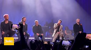 The reunion we've ALL been waiting for 😍🤩 NYSYNC have performed together for the first time in more than a DECADE after Justin Timberlake brought the group on stage at one of his LA shows. The band performed a few of their classic hits, as well as debuting a brand new song. #9Today | WATCH LIVE 5.30am | TODAY