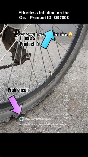The Compact Electric Bike Pump, also known as the "Portable 100PSI Mini Air Compressor" or Avai...