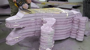 300 hours, one epic alligator sculpture!